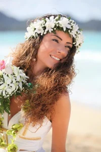 Bridal Haku Lei